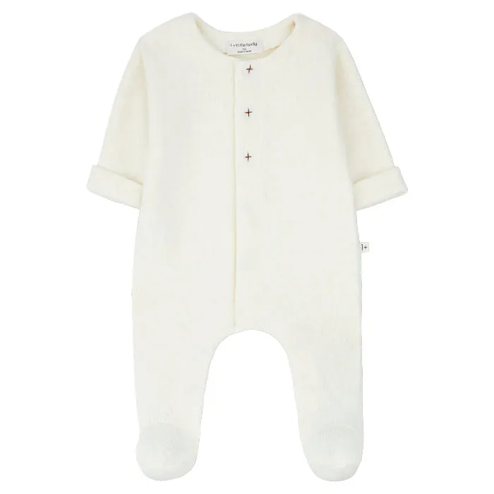 1+ In The Family Baby Charlot Jumpsuit Ecru Cream