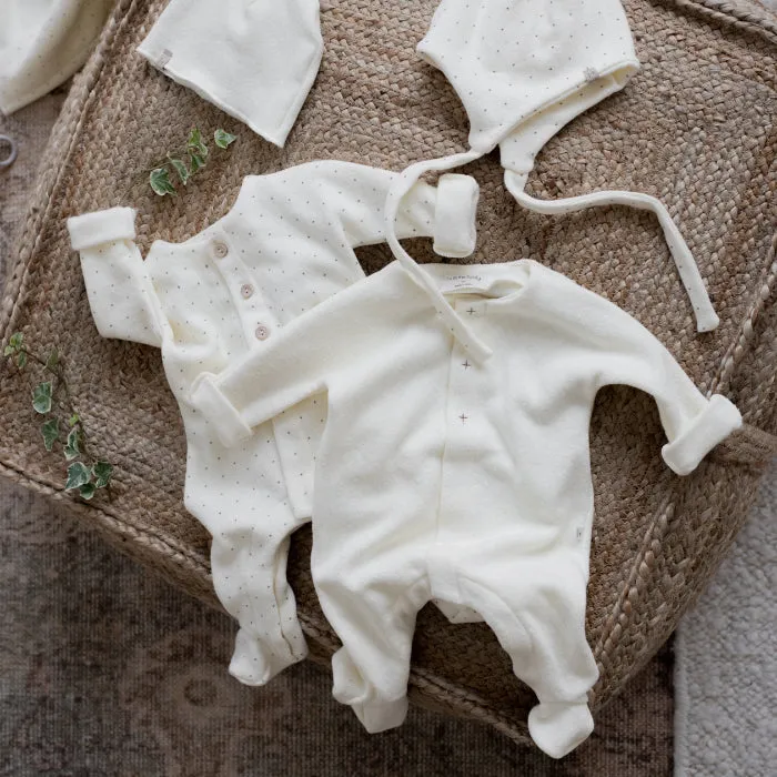 1+ In The Family Baby Charlot Jumpsuit Ecru Cream