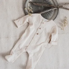 1+ In The Family Baby Charlot Jumpsuit Ivory Cream