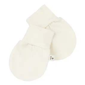 1+ In The Family Baby Zia Mittens Ecru Cream