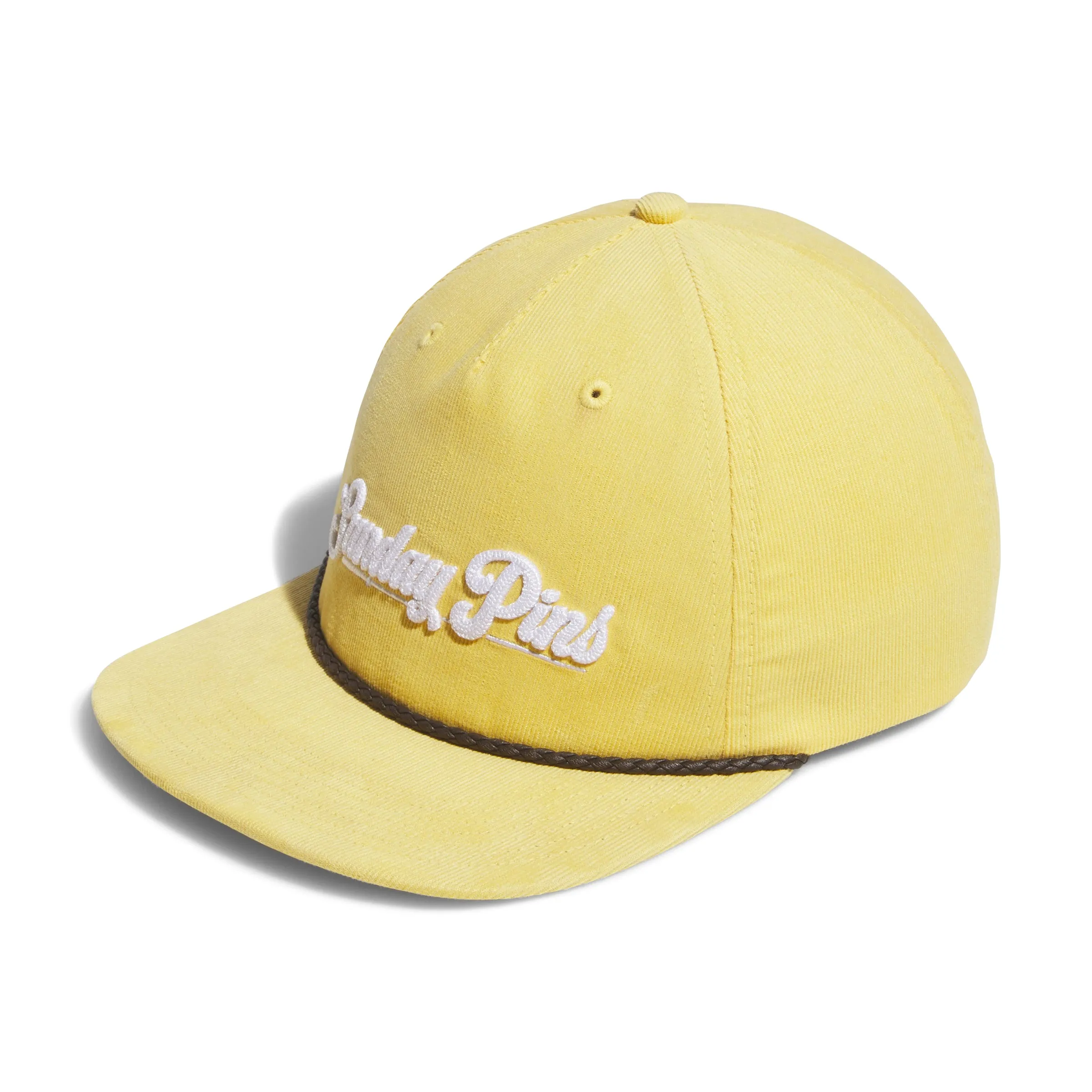 adidas Sunday Pins Leather Cord Corduroy Cap - Semi Spark