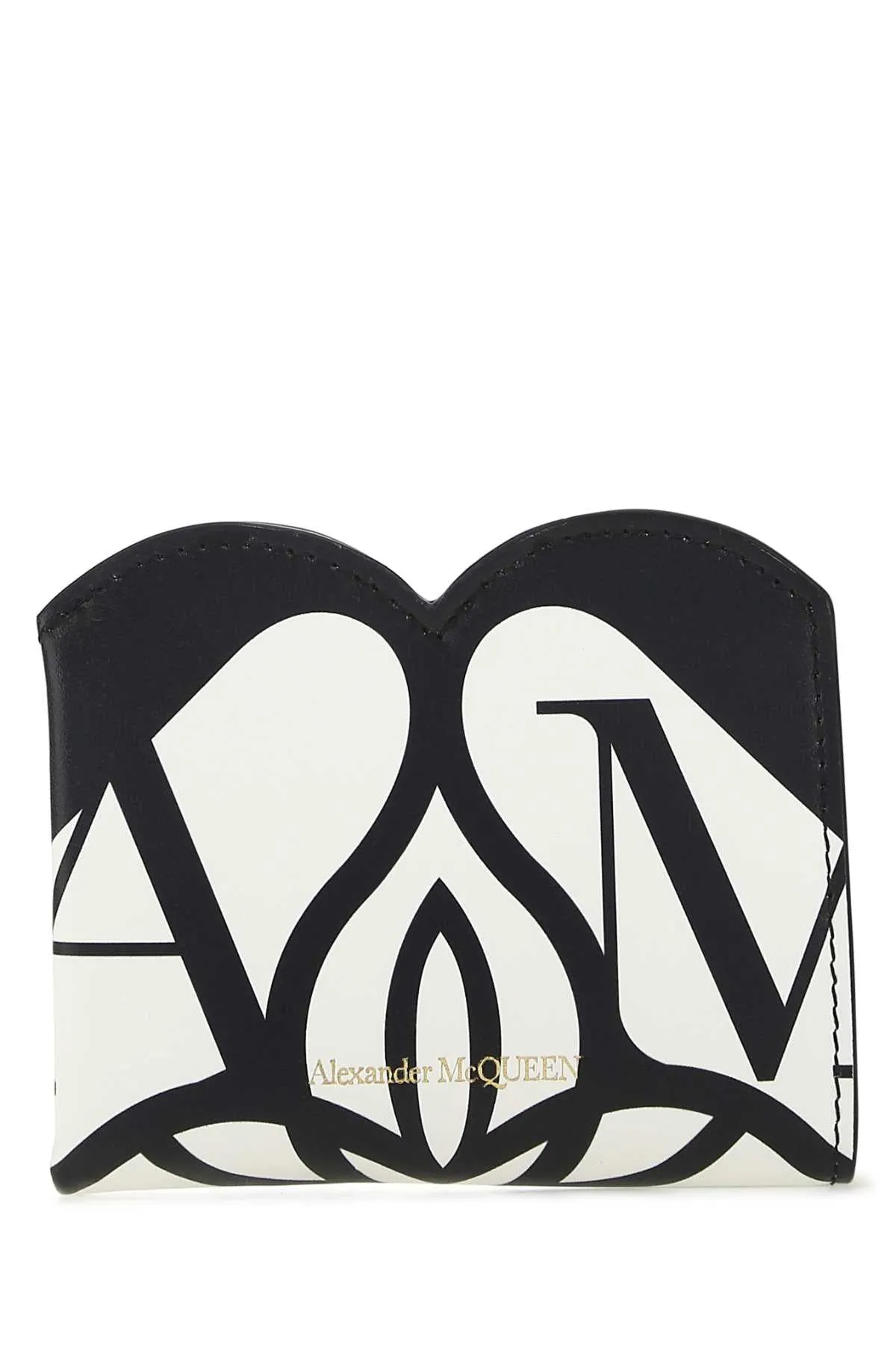 Alexander McQueen Seal Logo Card Wallet