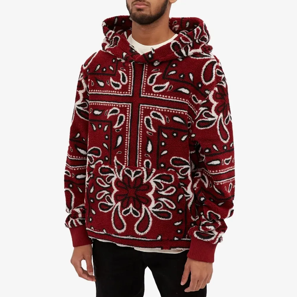 AMIRI  |Pullovers Paisley Street Style Long Sleeves Oversized Bold