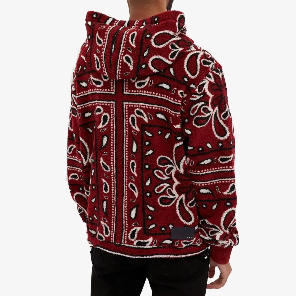 AMIRI  |Pullovers Paisley Street Style Long Sleeves Oversized Bold