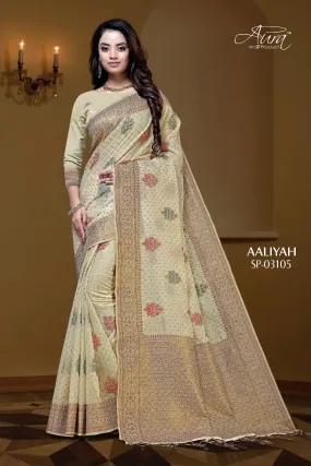 Aura Sarees Presents Aaliyah Soft Cotton Fancy Designer Sarees