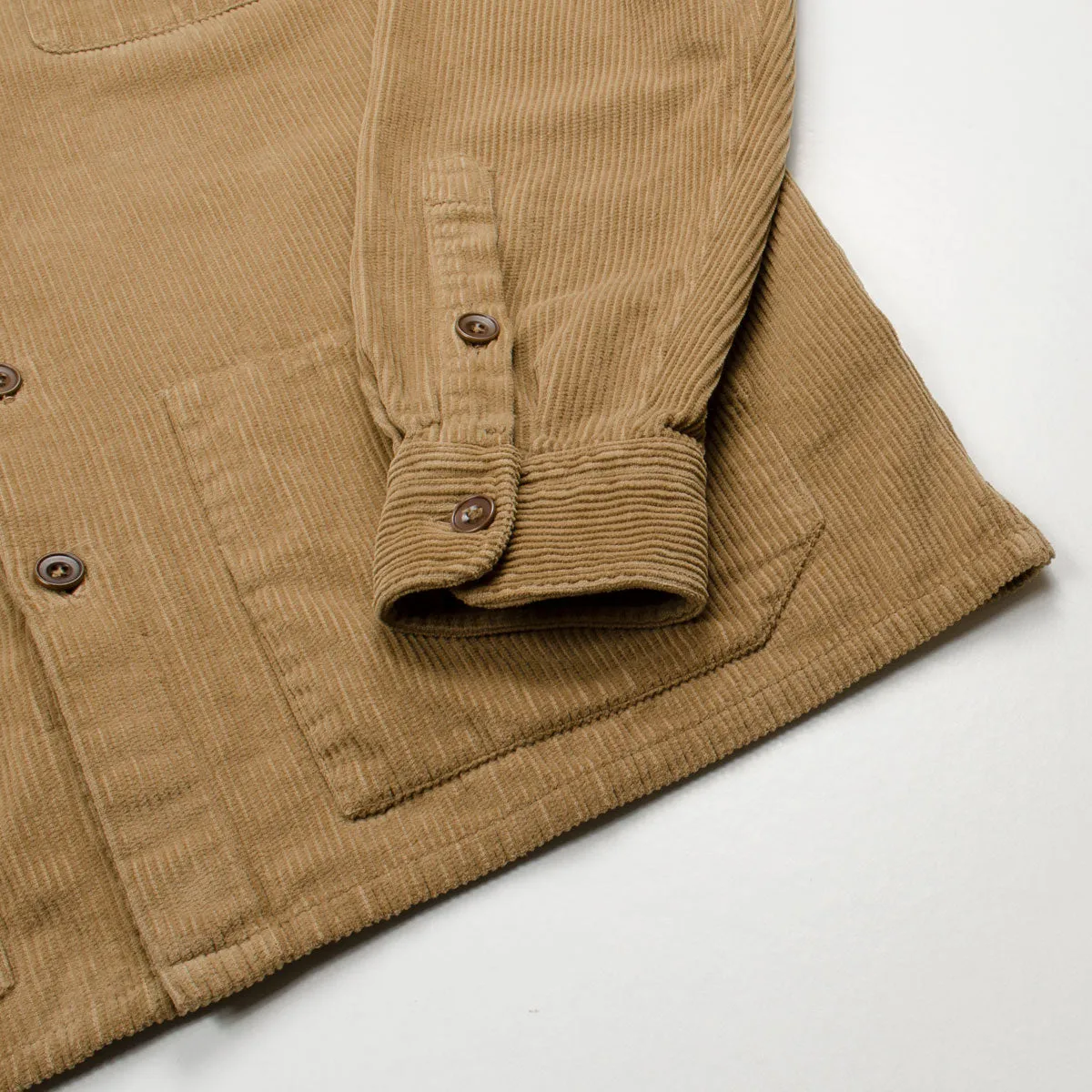 BD Baggies - Blouse Shirt - Corduroy Beige