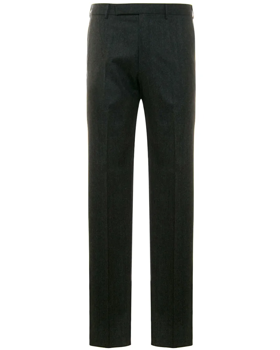 Black Wool Trouser