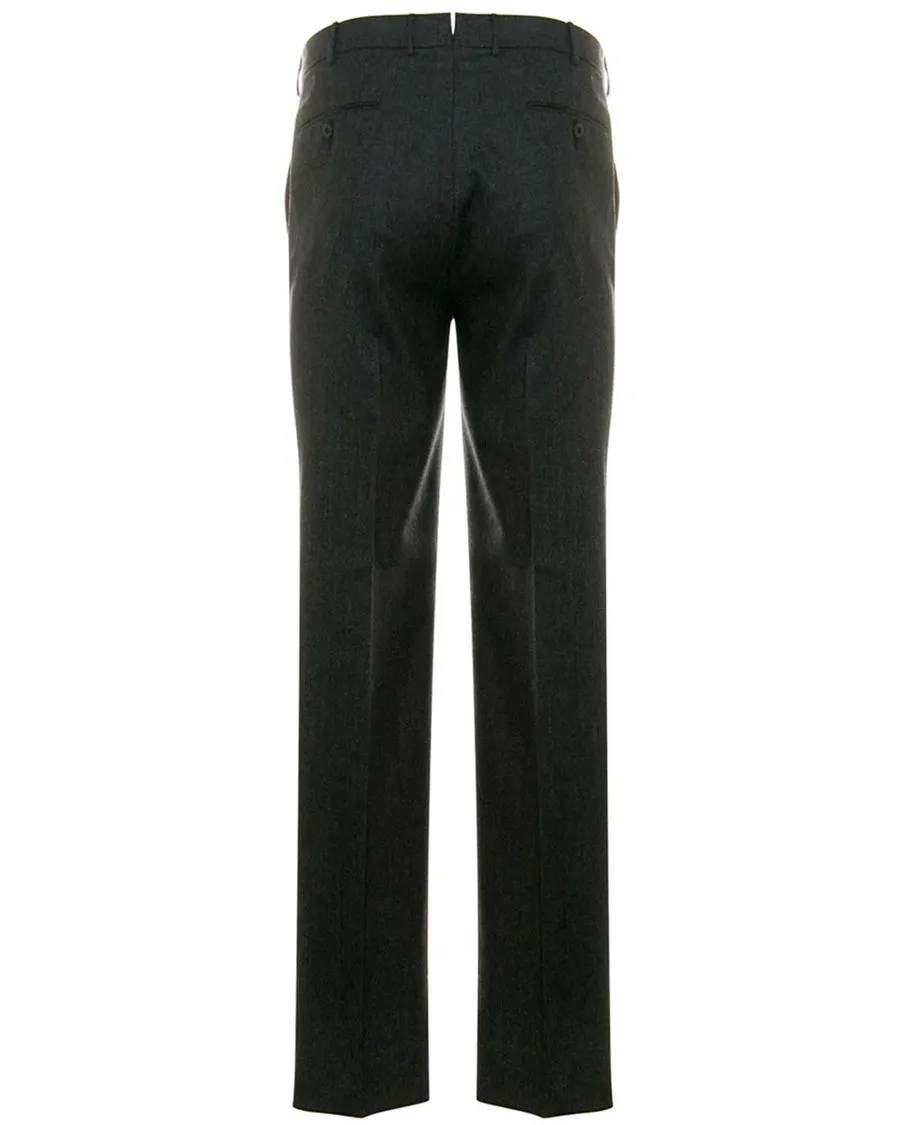 Black Wool Trouser