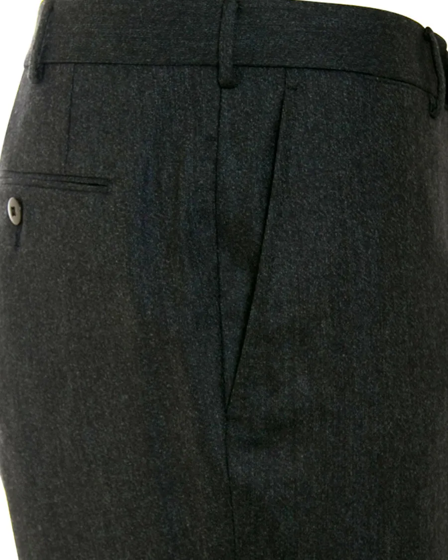 Black Wool Trouser