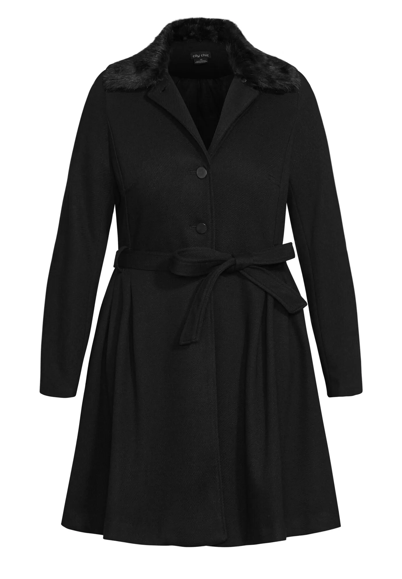 Blushing Belle Coat - black