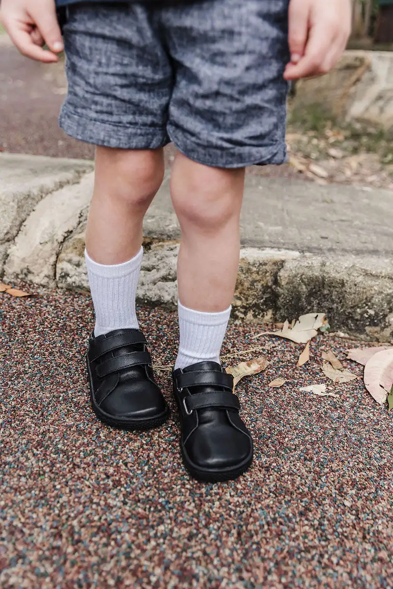 Bprimal Kids - Classic - Blackout (Vegan) School Shoes