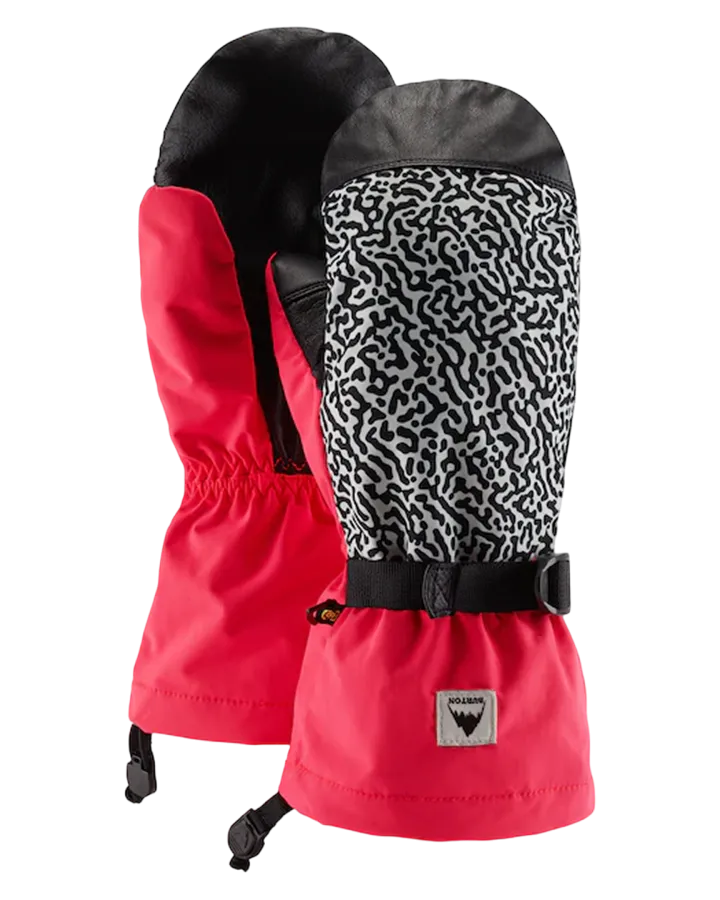 Burton Hi-Five Snow Mittens - PJ Print / Potent Pink - 2023