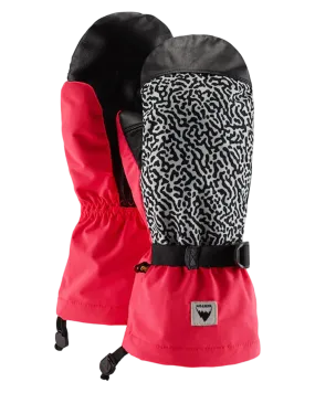 Burton Hi-Five Snow Mittens - PJ Print / Potent Pink - 2023