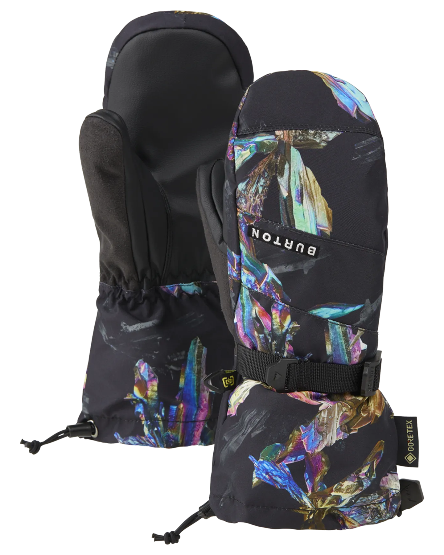 Burton Kids' Gore-Tex Snow Mittens - True Black Crystals