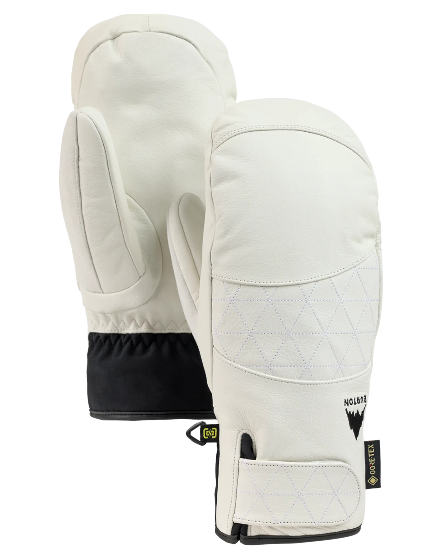 Burton Women's Gondy Gore-Tex Leather Snow Mittens - Stout White