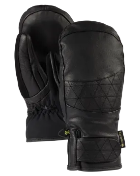 Burton Women's Gondy Gore-Tex Leather Snow Mittens - True Black