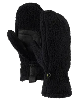 Burton Women's Stovepipe Fleece Mittens - True Black Heather