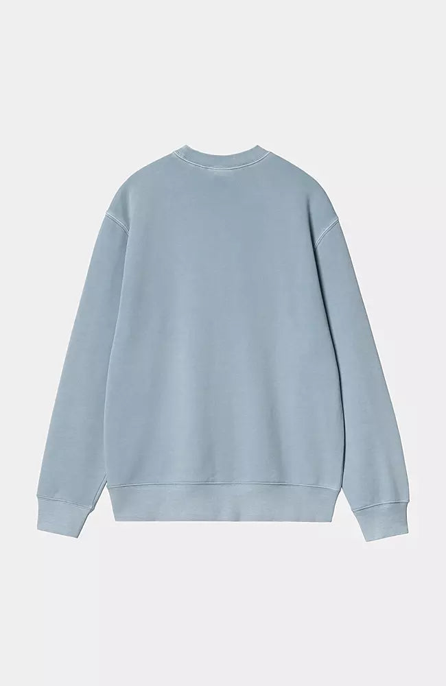 Carhartt Duster Script Sweat Misty sky