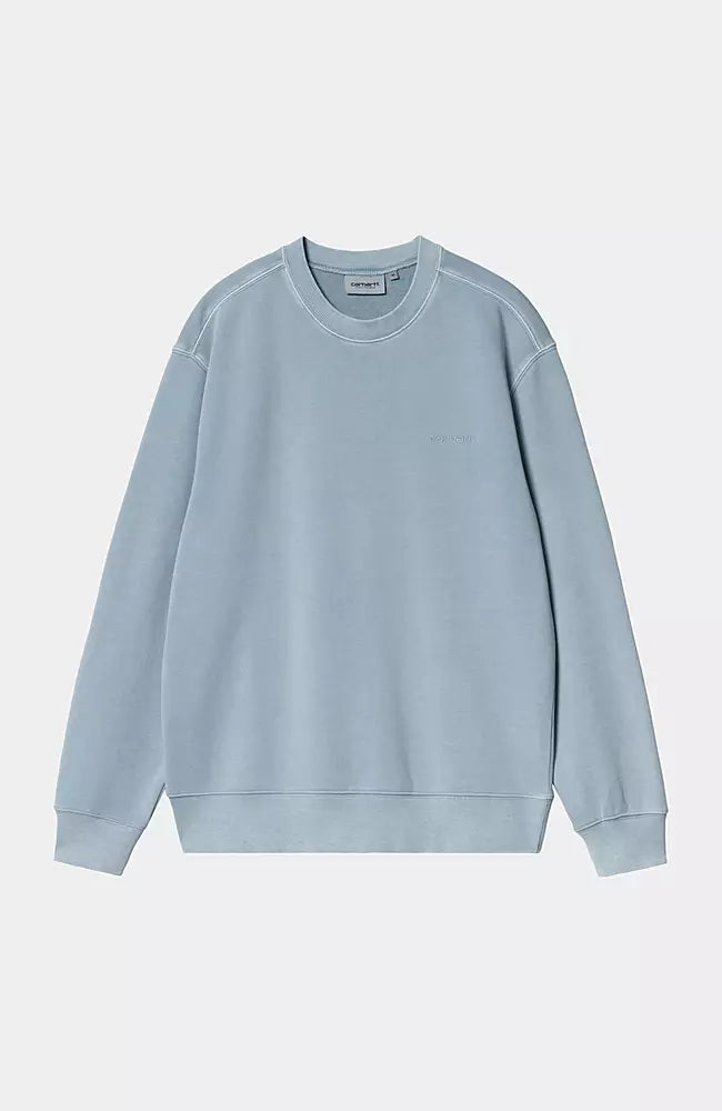 Carhartt Duster Script Sweat Misty sky