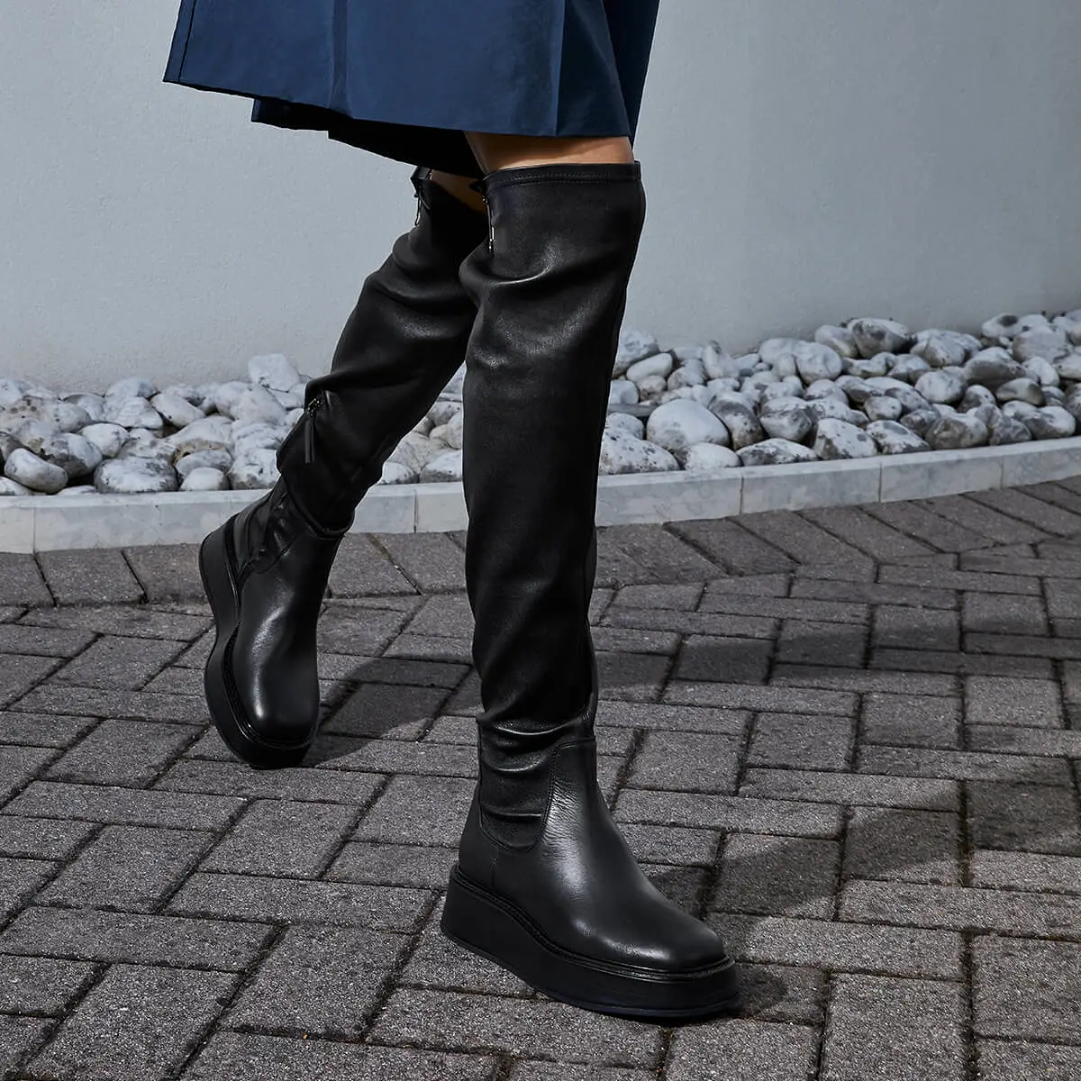 Cassia | Women's leather cuissard boot