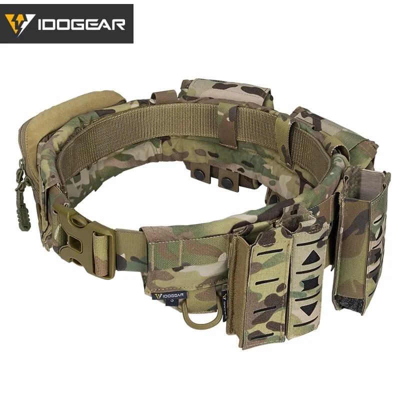 Ceinture tactique / militaire MRB à dégagement rapide MOLLE 295g Idogear - MC 3424