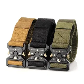 Ceinture tactique large 3.8cm en toile pour homme Favocent - Enniu