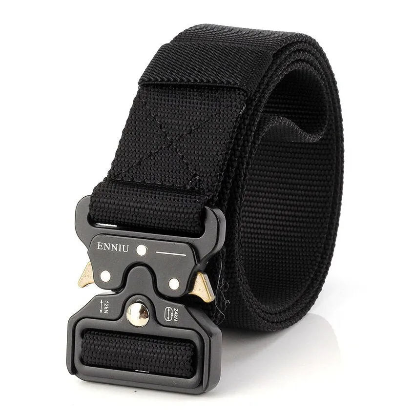 Ceinture tactique large 3.8cm en toile pour homme Favocent - Enniu