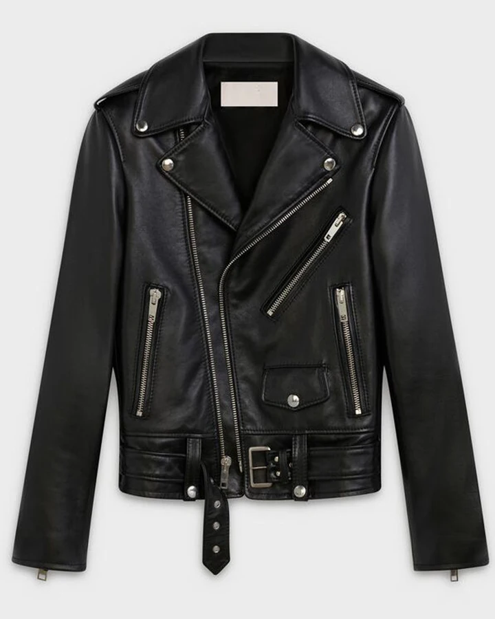 Celine Leather Jacket For Sale - William Jacket