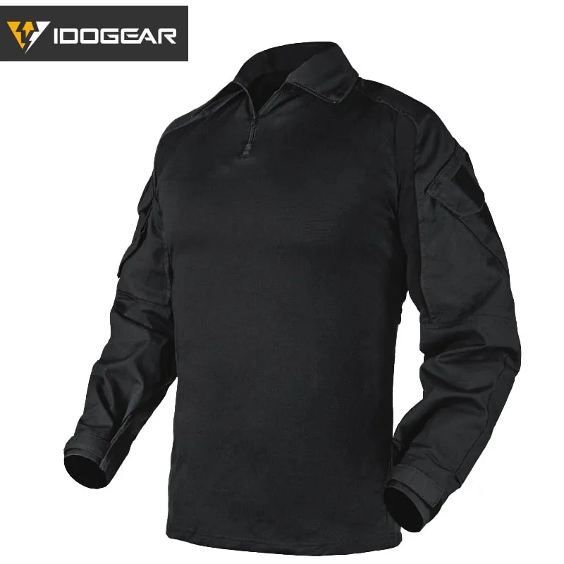 Chemise de combat tactique militaire pour la chasse, paintball, airsoft 500g IDOGEAR - G3