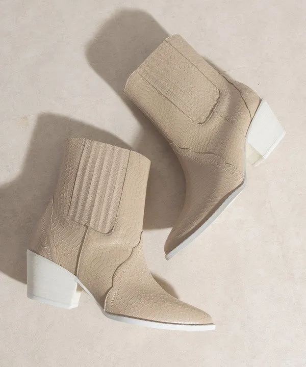 Dawn Paneled Western Bootie