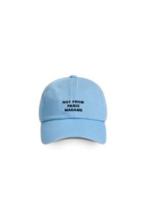 Drle de monsieur la casquette slogan bleu ciel