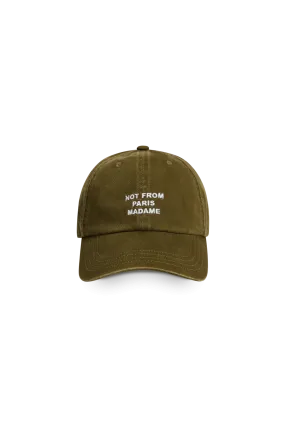 Drle de Monsieur La Casquette Slogan khaki