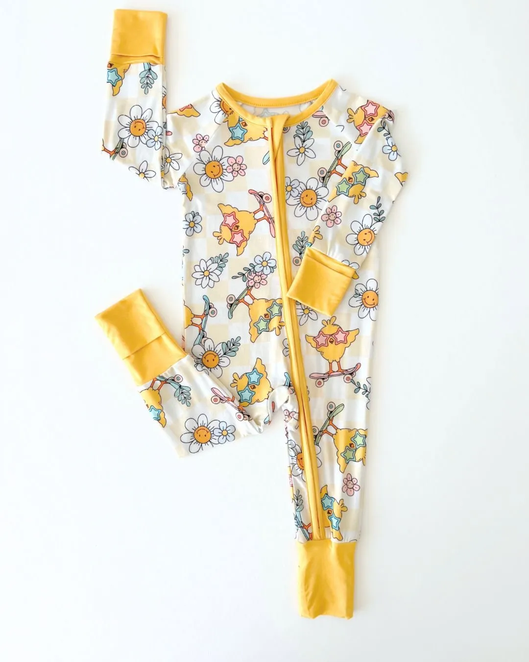 Easter Bamboo Zip Romper | Skater Chick