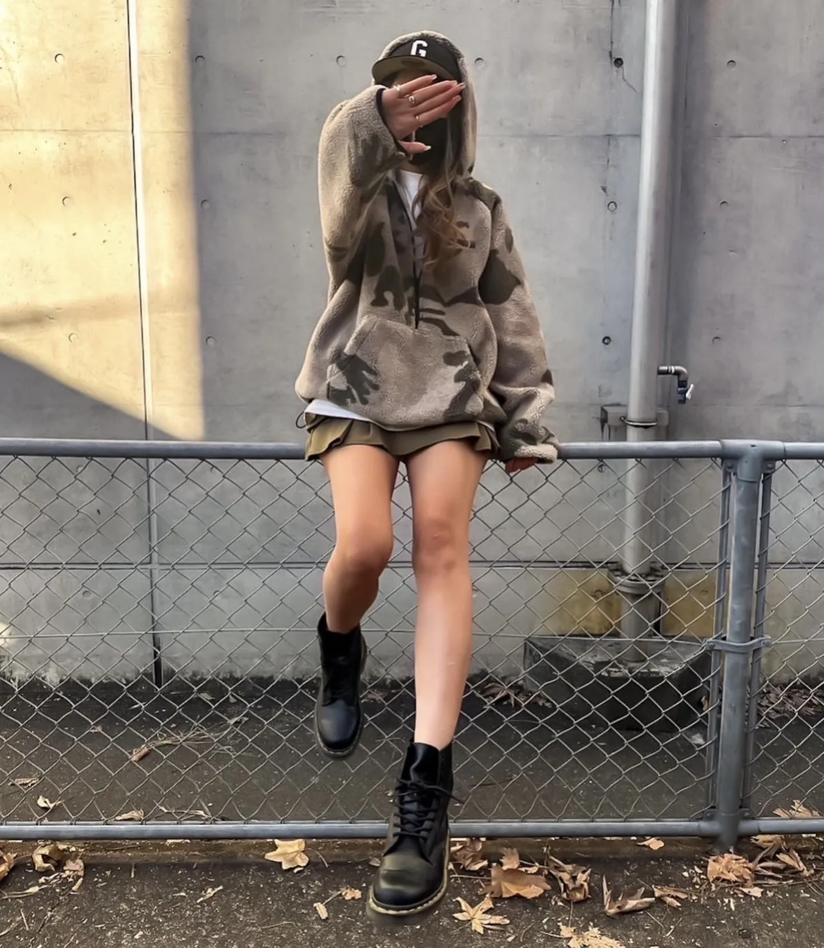 FEAR OF GOD  |Camouflage Unisex Street Style Long Sleeves Shearling Logo