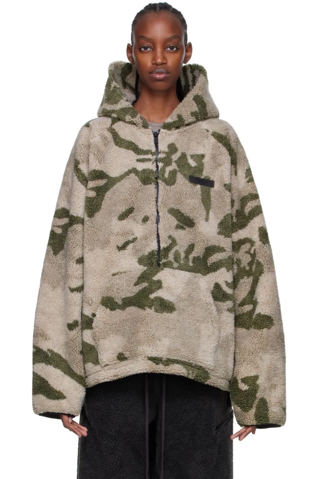 FEAR OF GOD  |Camouflage Unisex Street Style Long Sleeves Shearling Logo