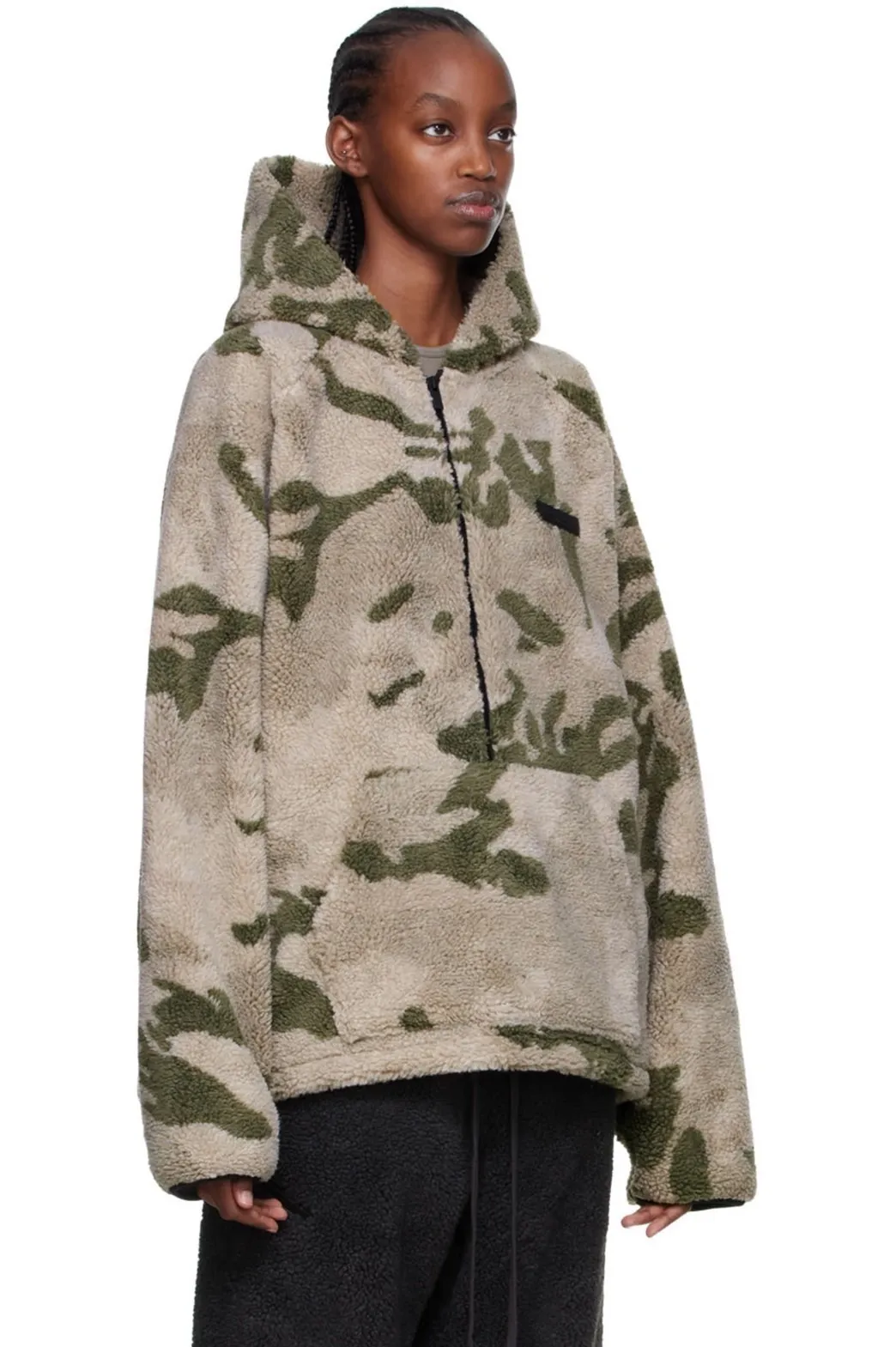 FEAR OF GOD  |Camouflage Unisex Street Style Long Sleeves Shearling Logo