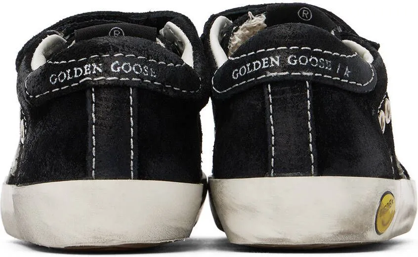 Golden Goose Baby Black Old School Sneakers