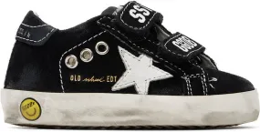 Golden Goose Baby Black Old School Sneakers