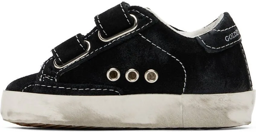 Golden Goose Baby Black Old School Sneakers