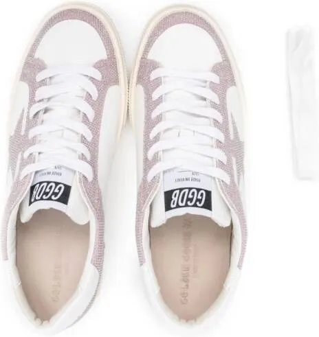 Golden Goose Kids star-patch sneakers White