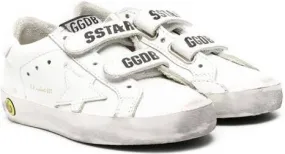 Golden Goose Kids Superstar touch strap sneakers White