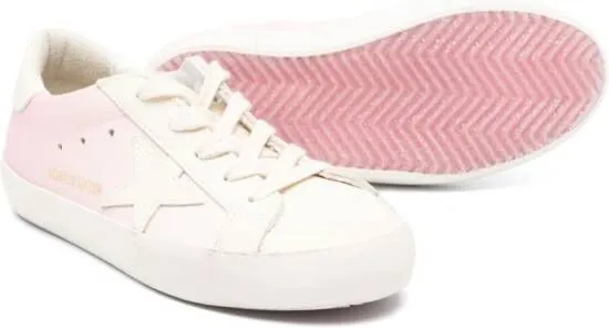 Golden Goose Kids x Bonpoint leather sneakers Pink