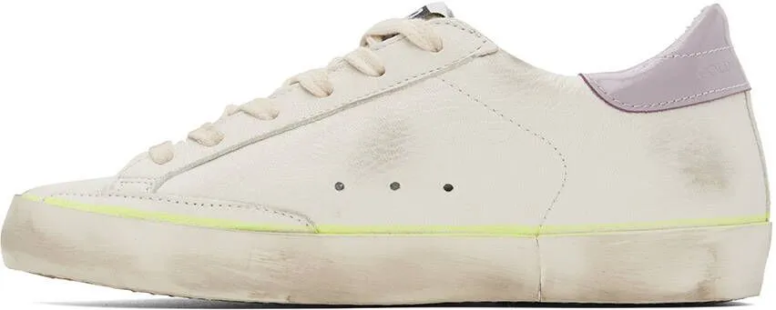 Golden Goose White Super-Star Classic Low-Top Sneakers