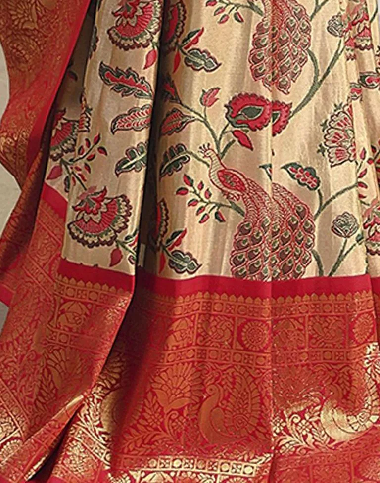 Golden Silk Woven Sarees