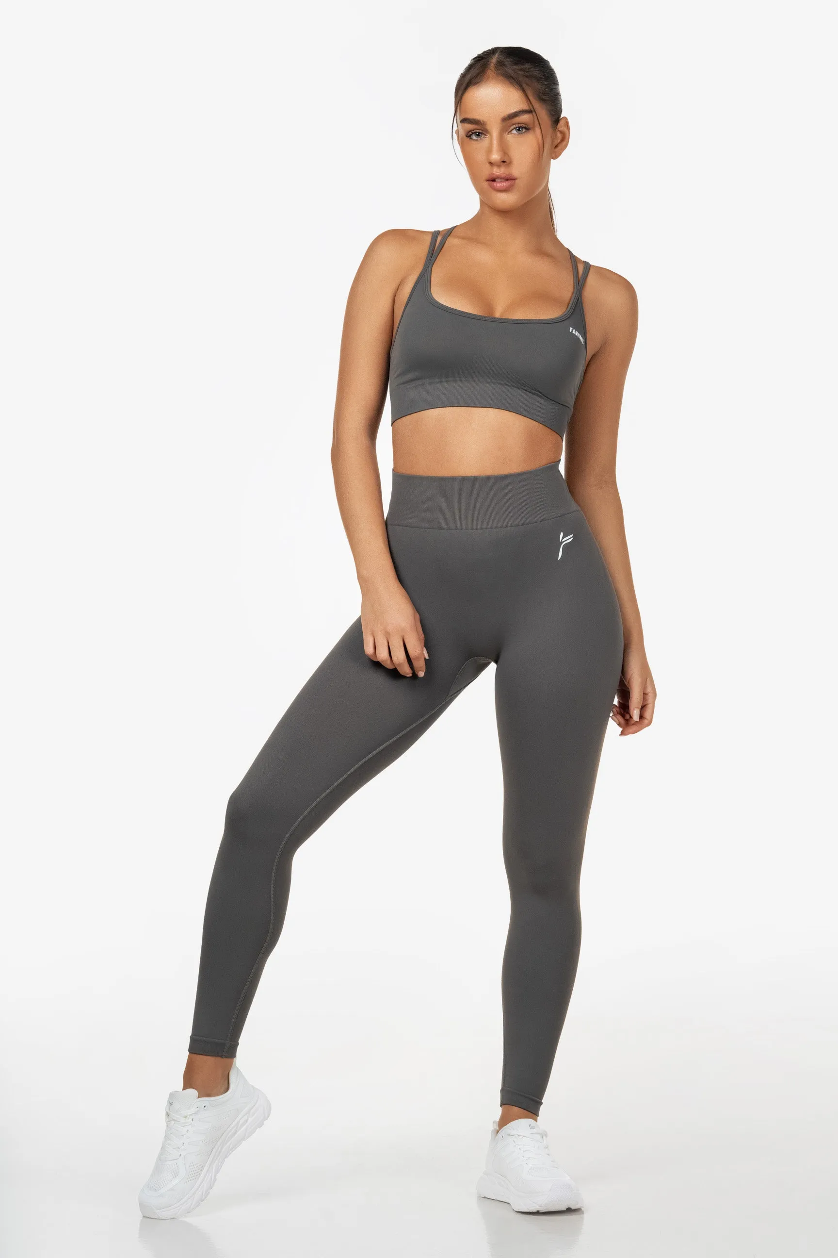 Grey Lunge Scrunch Leggings