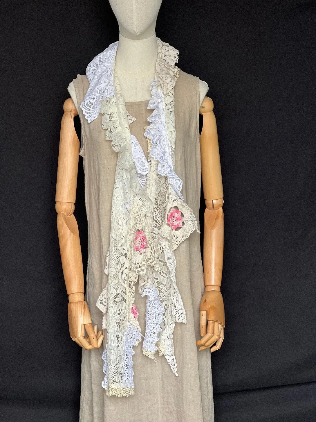 Handmade Artisan Lace Scarf