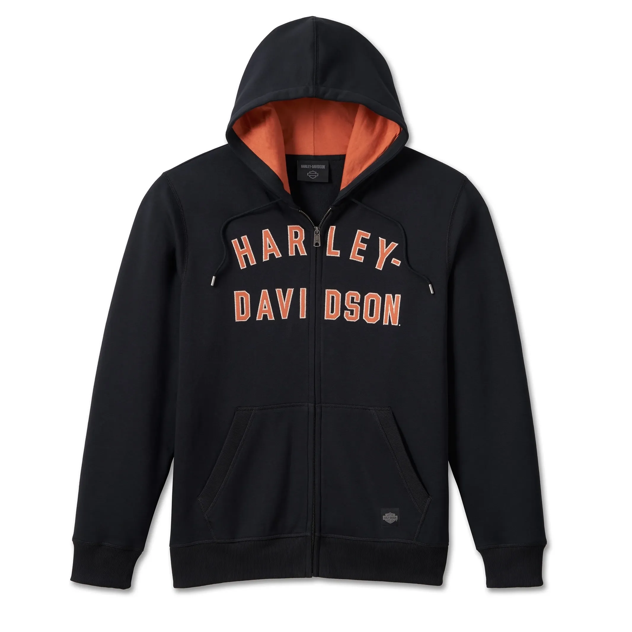 Harley Davidson  |Unisex Blended Fabrics Street Style Bi-color Long Sleeves