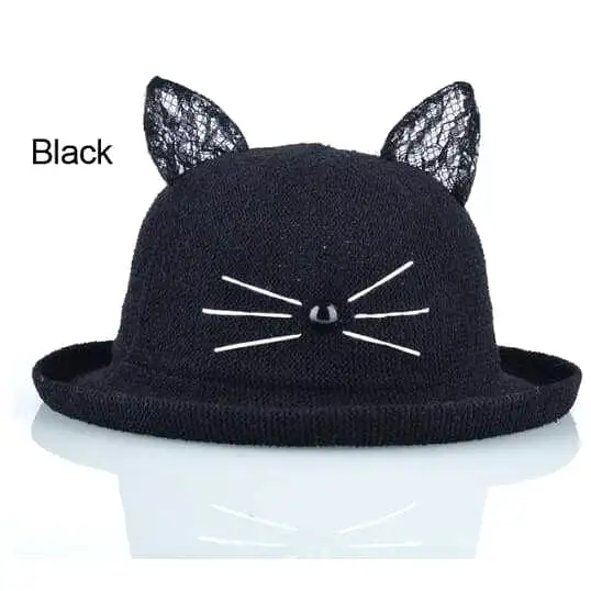 Hat Drag Kitten (Black)