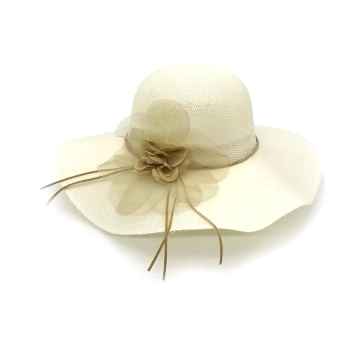 Hat Drag Linen (Beige)