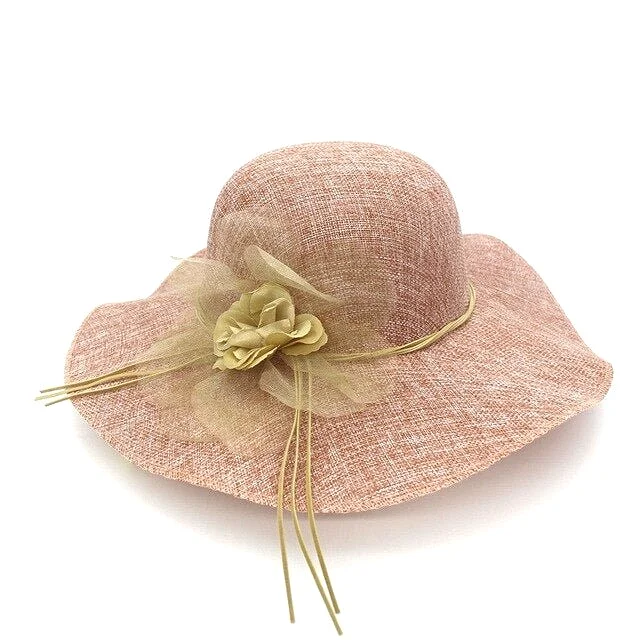 Hat Drag Linen (Light Brown)